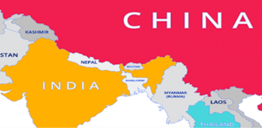 Nepal between India and China